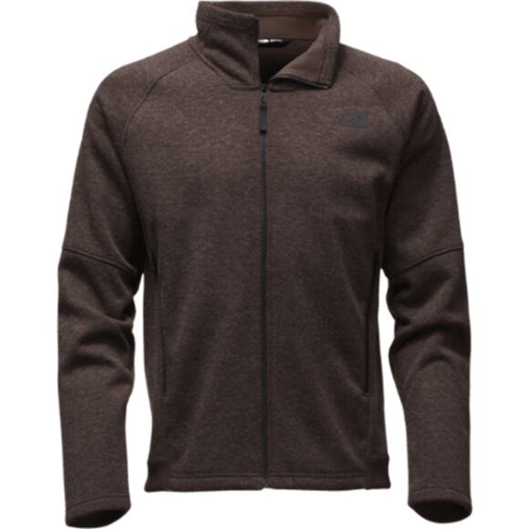 The NorthFace Brown Men's Trunorth Full Zip Collared Fleece Jacket Size Small - Picture 1 of 6